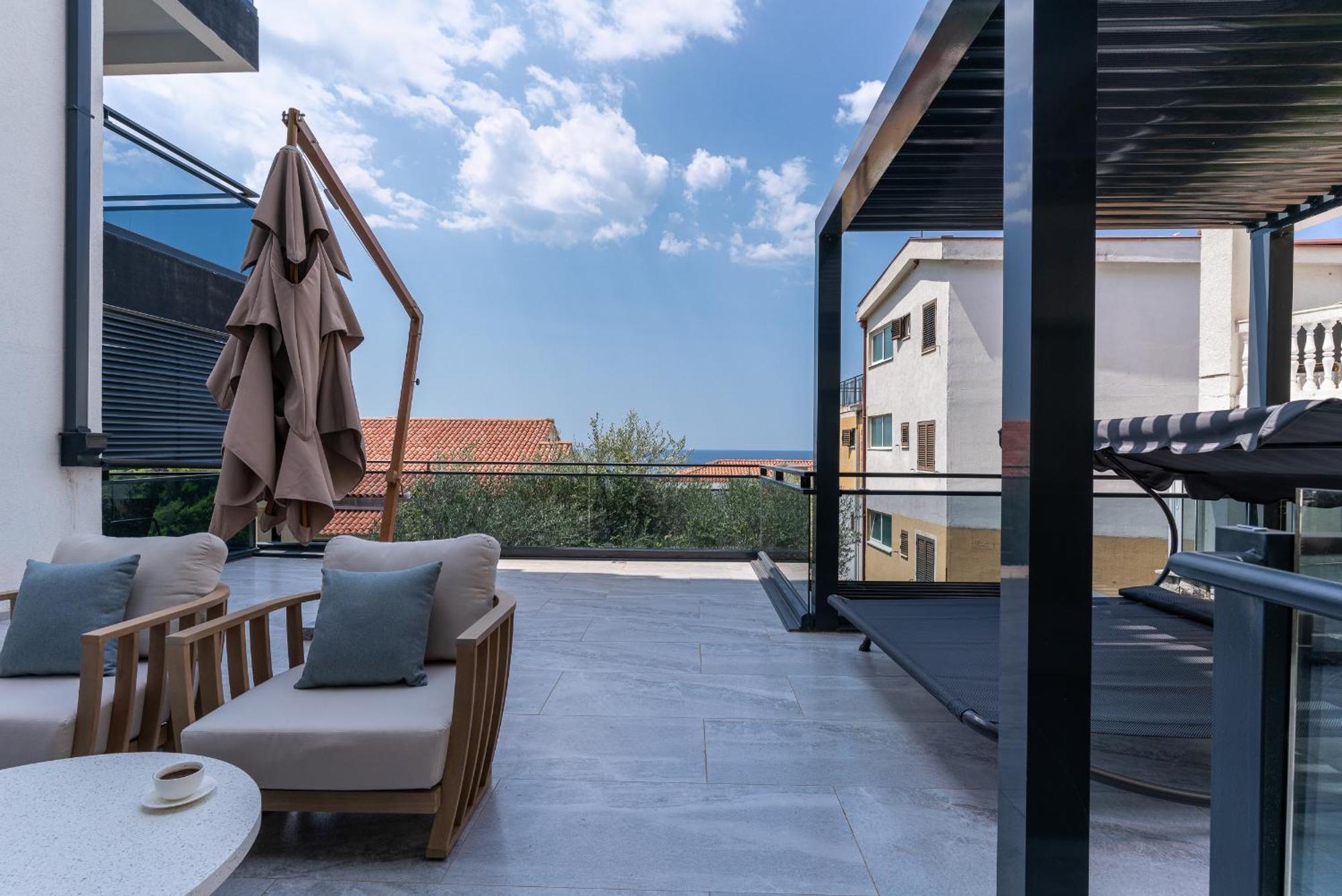 Apartmán Vista Seaview Sveti Stefan Exteriér fotografie