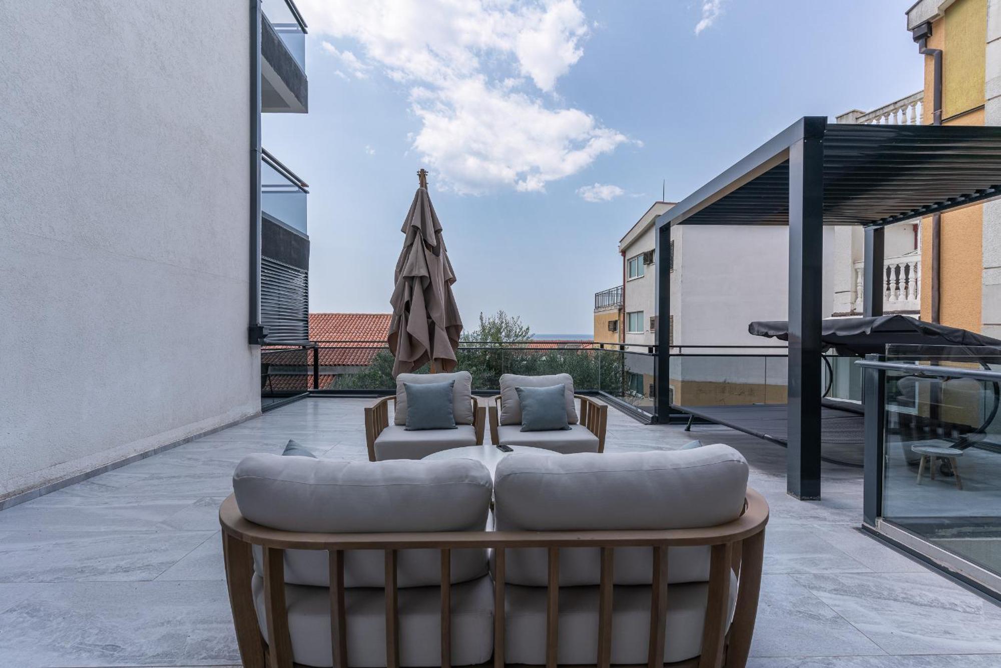 Apartmán Vista Seaview Sveti Stefan Exteriér fotografie